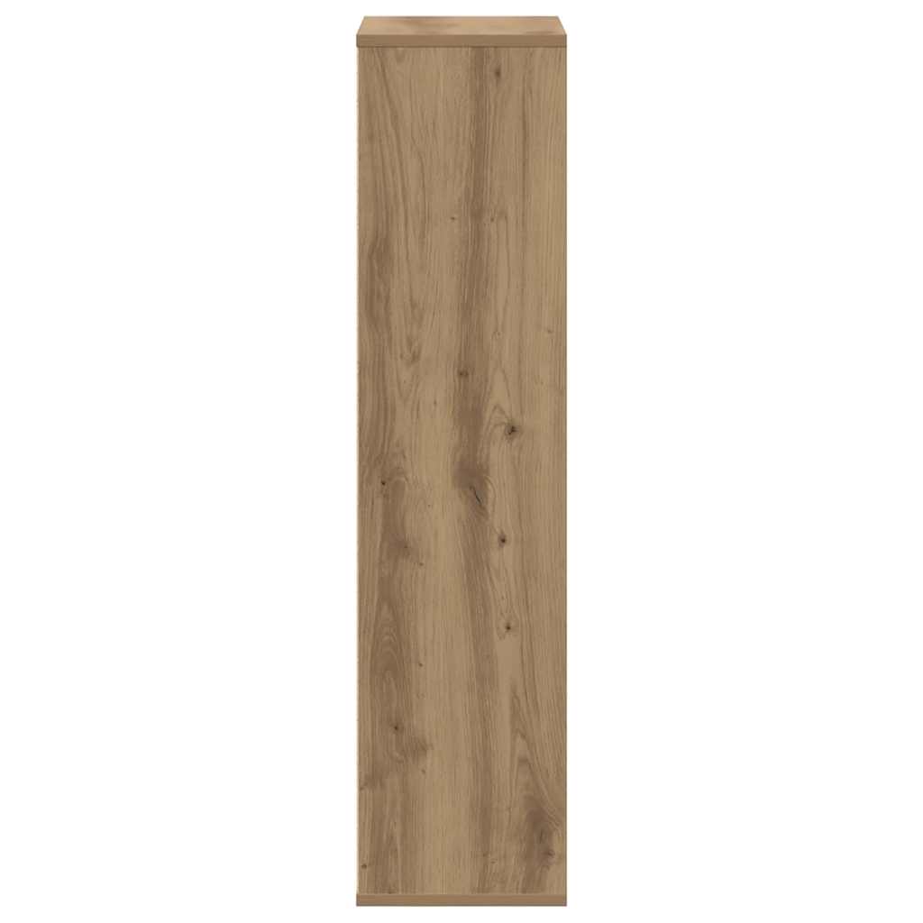 vidaXL Bookcase Artisian Oak 50x25x105 cm Engineered Wood