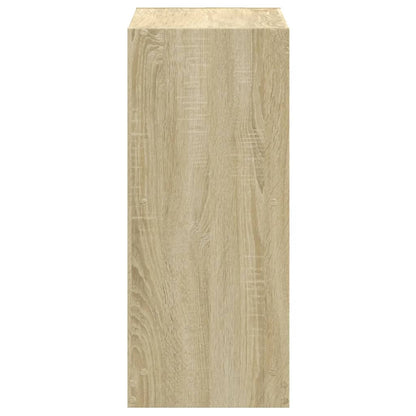 vidaXL Bookcase Sonoma Oak 68.5x32x75 cm Engineered Wood