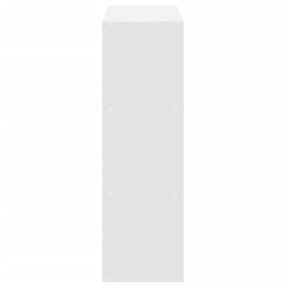 vidaXL Bookcase White 102x32x102 cm Engineered Wood