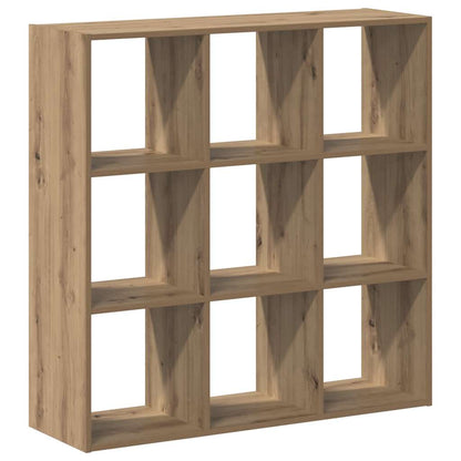 vidaXL Bookcase Artisian Oak 102x32x102 cm Engineered Wood