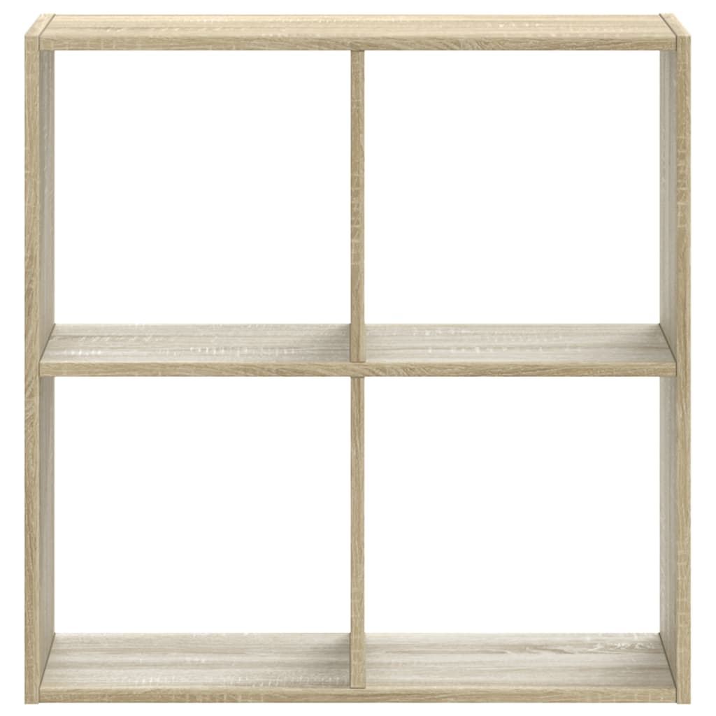 vidaXL Bookcase Sonoma Oak 68,5x32x68,5 cm Engineered Wood