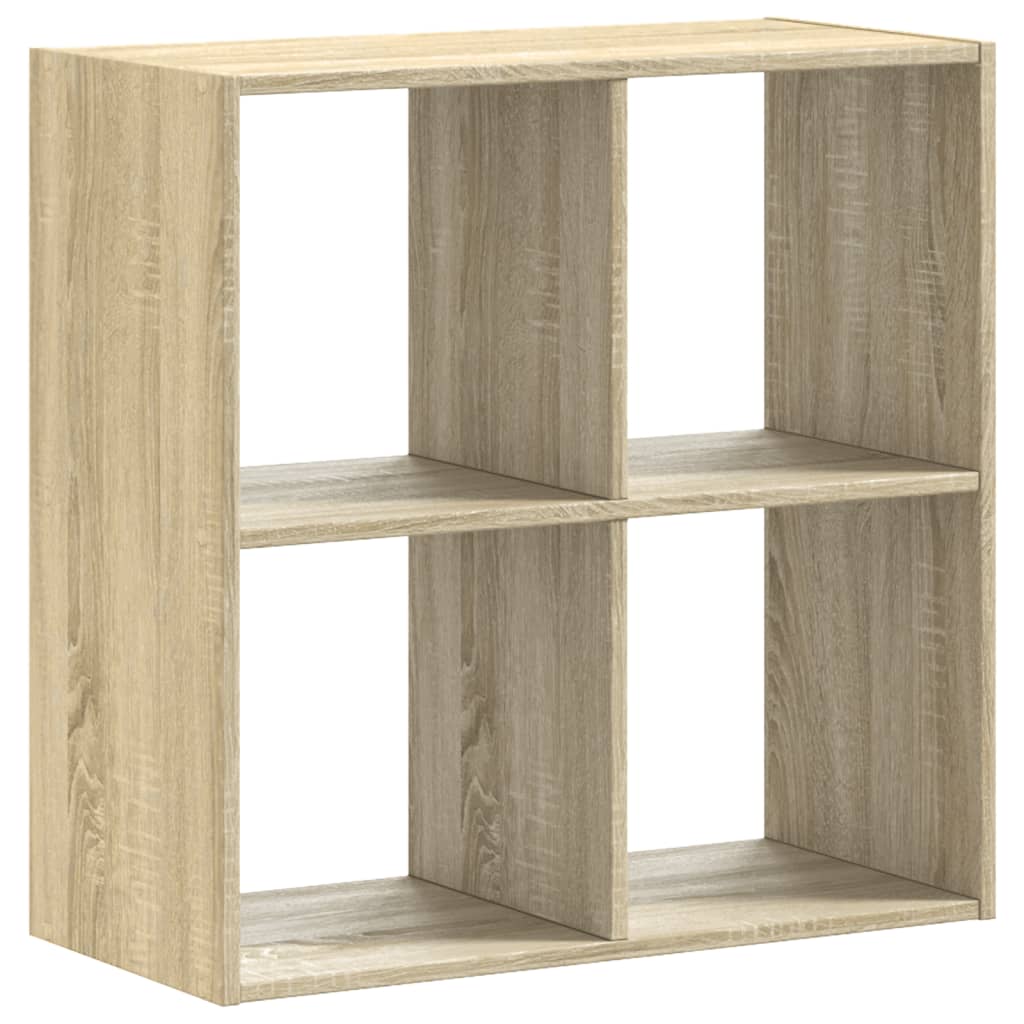 vidaXL Bookcase Sonoma Oak 68,5x32x68,5 cm Engineered Wood