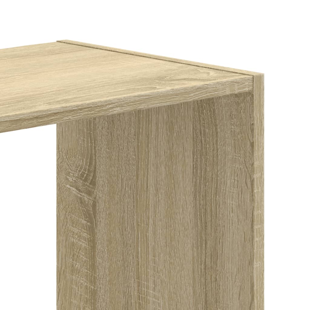 vidaXL Bookcase Sonoma Oak 68,5x32x68,5 cm Engineered Wood