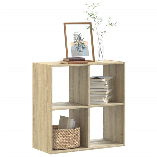 vidaXL Bookcase Sonoma Oak 68,5x32x68,5 cm Engineered Wood
