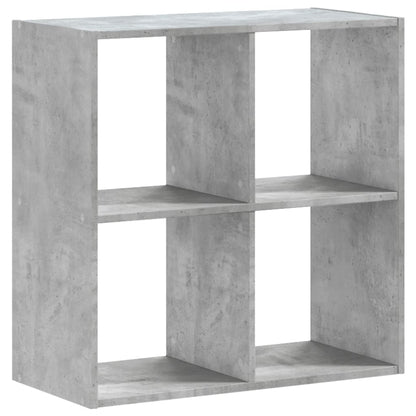 vidaXL Bookcase Concrete Grey 68,5x32x68,5 cm Engineered Wood