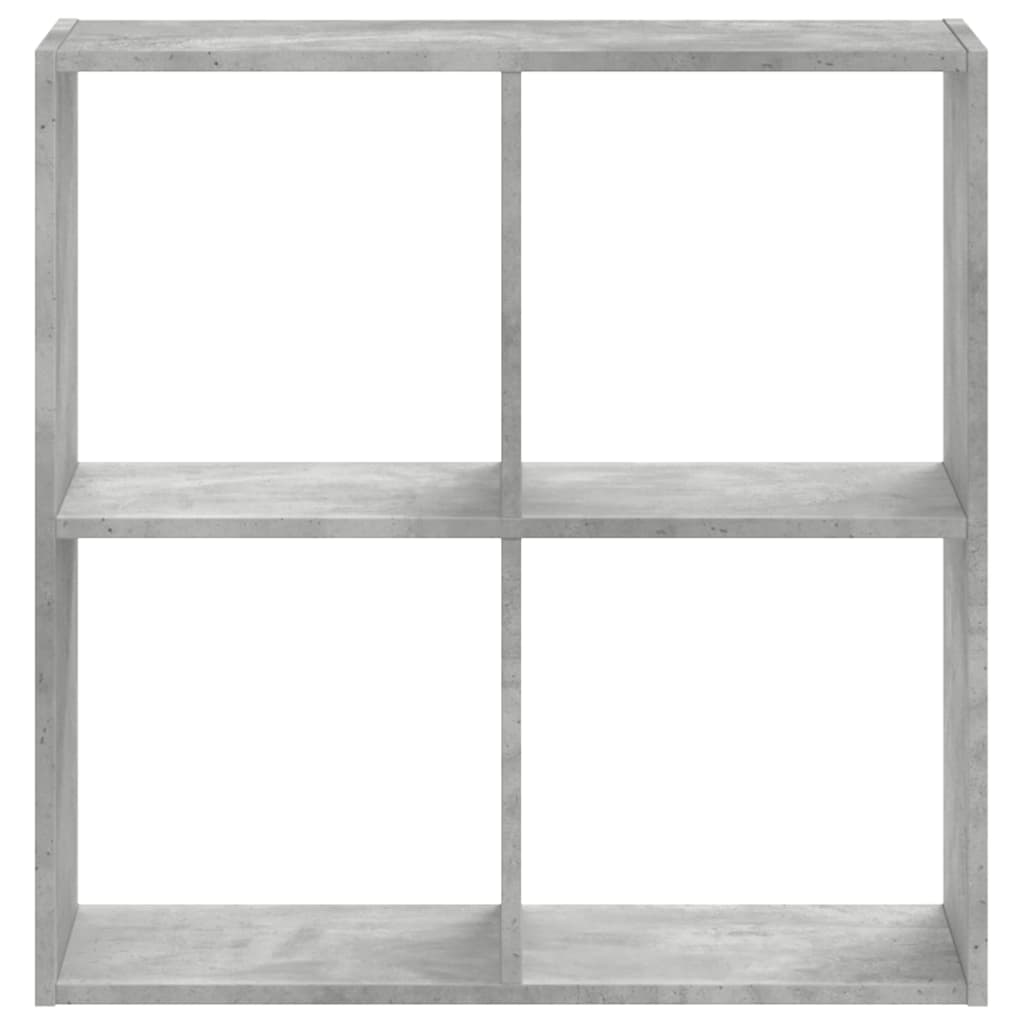 vidaXL Bookcase Concrete Grey 68.5x32x68.5 cm Engineered Wood