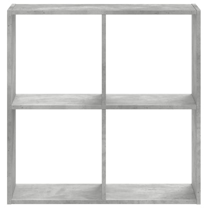 vidaXL Bookcase Concrete Grey 68,5x32x68,5 cm Engineered Wood