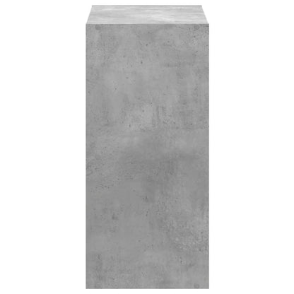 vidaXL Bookcase Concrete Grey 68,5x32x68,5 cm Engineered Wood