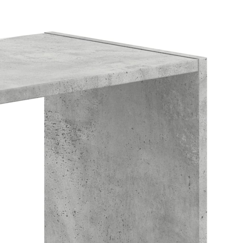 vidaXL Bookcase Concrete Grey 68,5x32x68,5 cm Engineered Wood