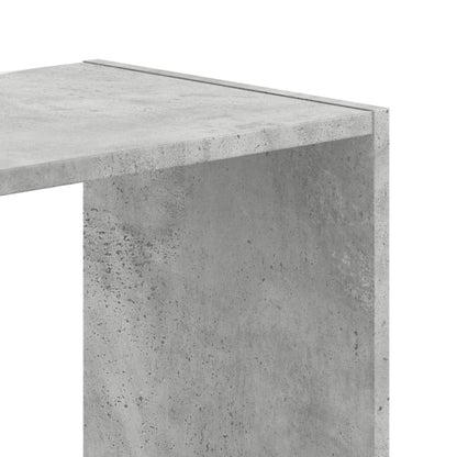 vidaXL Bookcase Concrete Grey 68,5x32x68,5 cm Engineered Wood