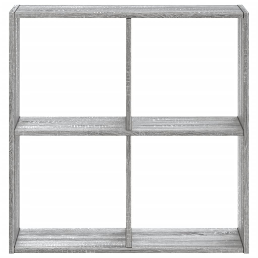 vidaXL Bookcase Grey Sonoma 68,5x32x68,5 cm Engineered Wood