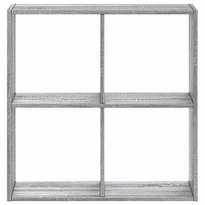 vidaXL Bookcase Grey Sonoma 68,5x32x68,5 cm Engineered Wood