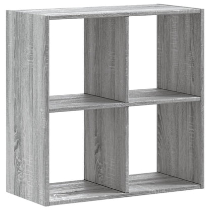 vidaXL Bookcase Grey Sonoma 68,5x32x68,5 cm Engineered Wood