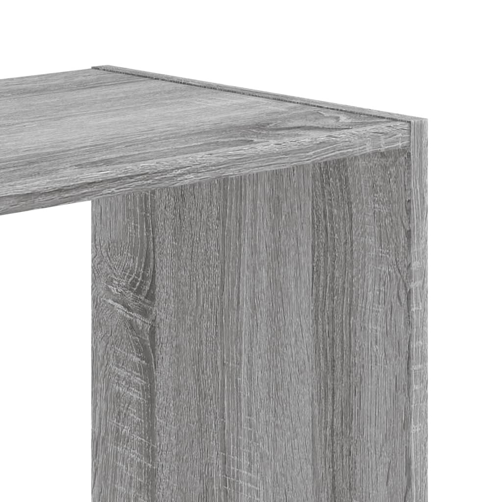 vidaXL Bookcase Grey Sonoma 68,5x32x68,5 cm Engineered Wood