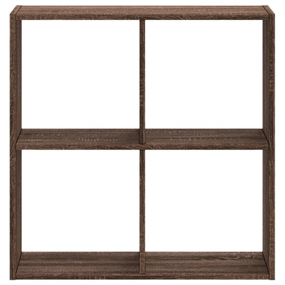 vidaXL Bookcase Brown Oak 68.5x32x68.5 cm Engineered Wood