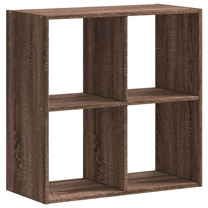 vidaXL Bookcase Brown Oak 68,5x32x68,5 cm Engineered Wood