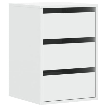 vidaXL Corner Chest of Drawers White 40x41x58 cm Engineered Wood