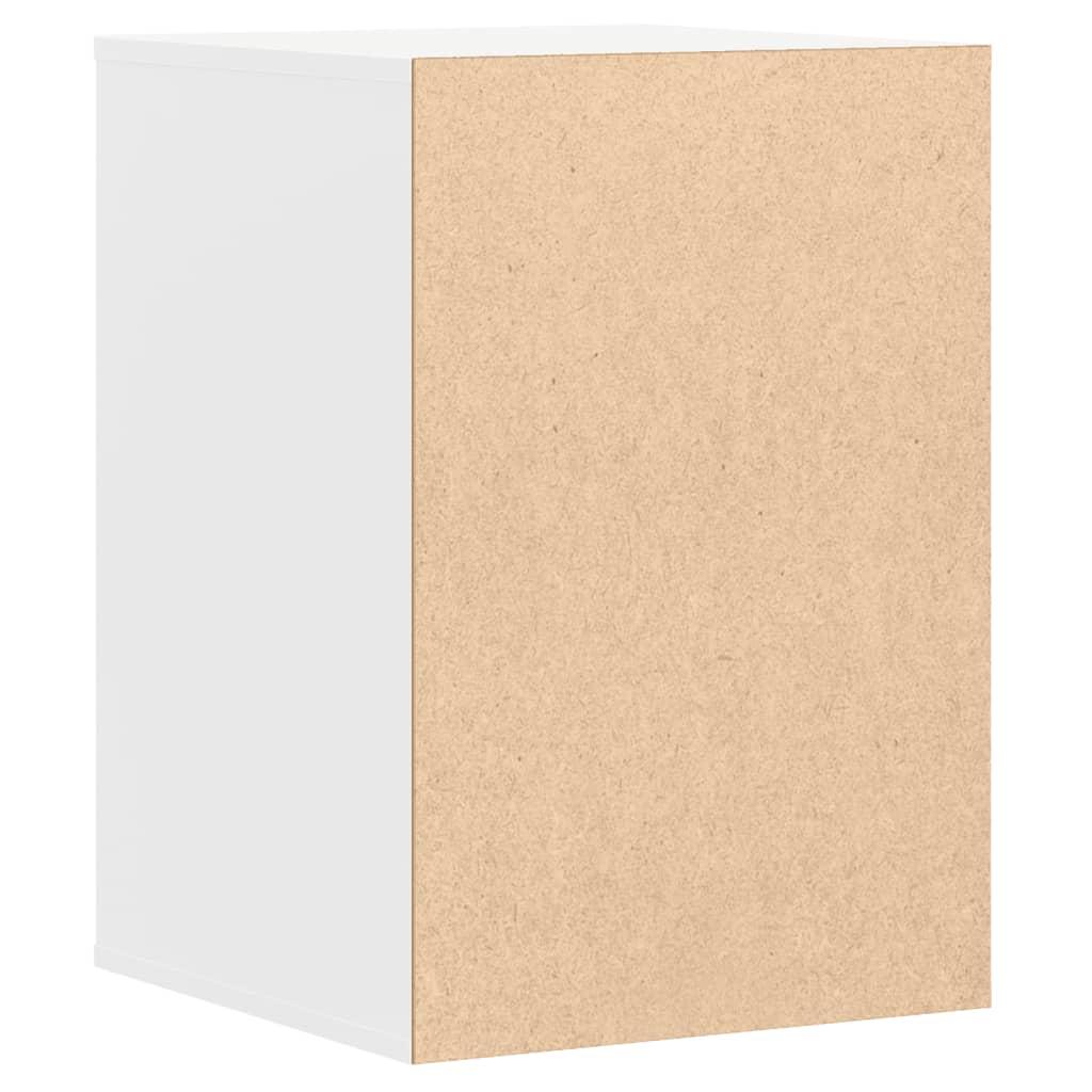 vidaXL Corner Chest of Drawers White 40x41x58 cm Engineered Wood