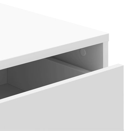 vidaXL Corner Chest of Drawers White 40x41x58 cm Engineered Wood