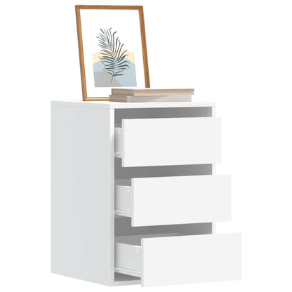 vidaXL Corner Chest of Drawers White 40x41x58 cm Engineered Wood