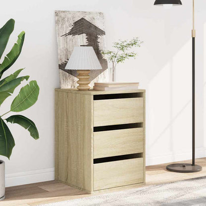 vidaXL Corner Chest of Drawers Sonoma Oak 40x41x58 cm Engineered Wood