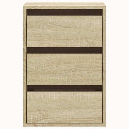 vidaXL Corner Chest of Drawers Sonoma Oak 40x41x58 cm Engineered Wood