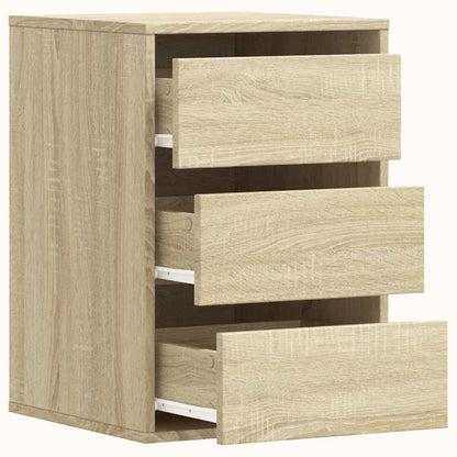 vidaXL Corner Chest of Drawers Sonoma Oak 40x41x58 cm Engineered Wood