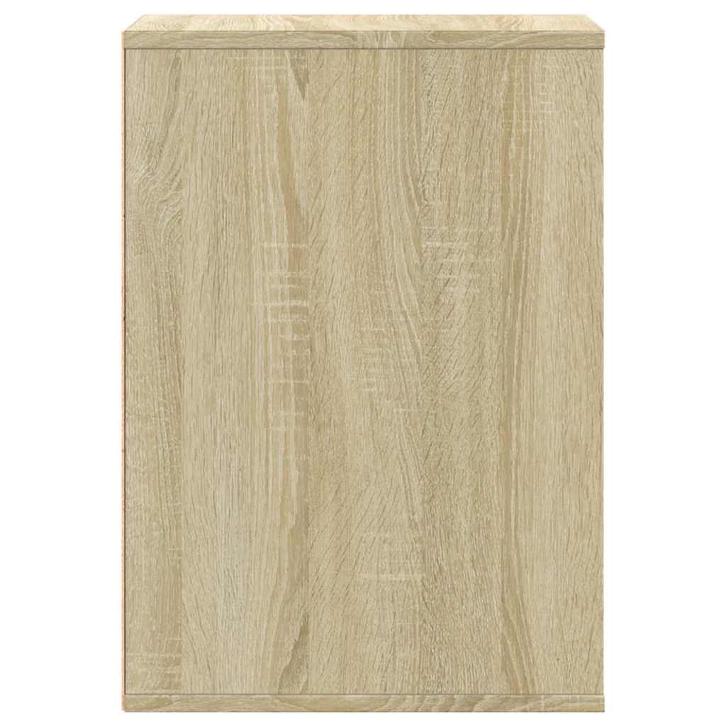 vidaXL Corner Chest of Drawers Sonoma Oak 40x41x58 cm Engineered Wood