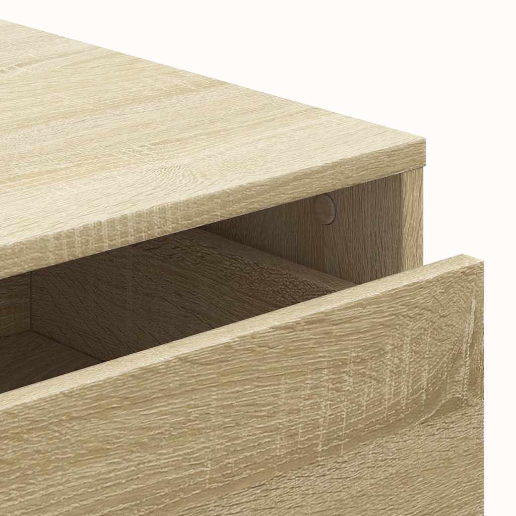 vidaXL Corner Chest of Drawers Sonoma Oak 40x41x58 cm Engineered Wood