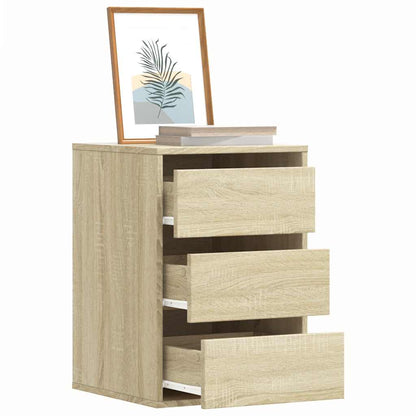 vidaXL Corner Chest of Drawers Sonoma Oak 40x41x58 cm Engineered Wood