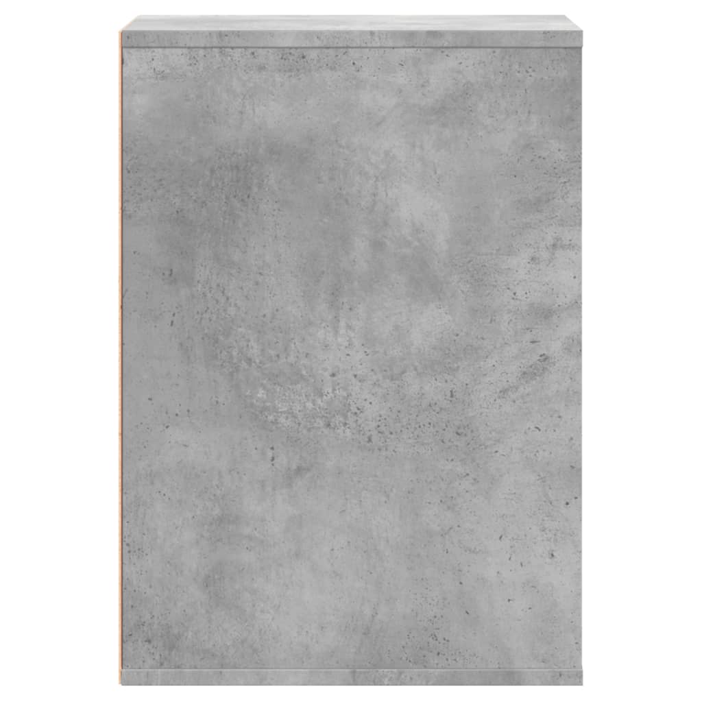 vidaXL Corner Chest of Drawers Concrete Grey 40x41x58 cm
