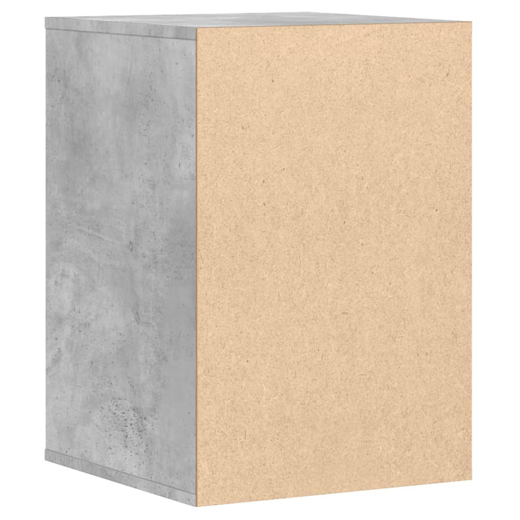 vidaXL Corner Chest of Drawers Concrete Grey 40x41x58 cm