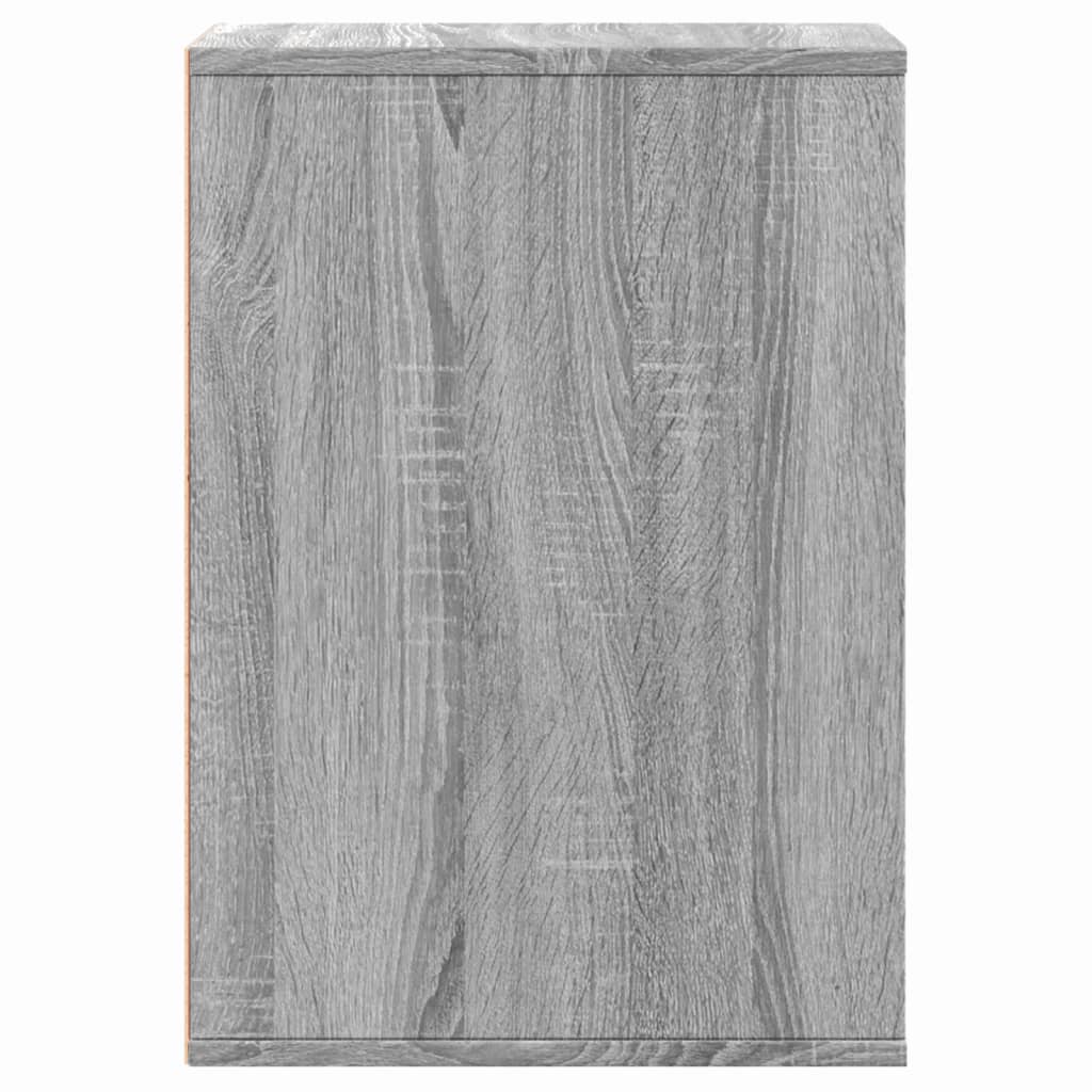 vidaXL Corner Chest of Drawers Grey Sonoma 40x41x58 cm Engineered Wood