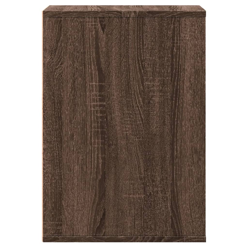 vidaXL Corner Chest of Drawers Brown Oak 40x41x58 cm Engineered Wood