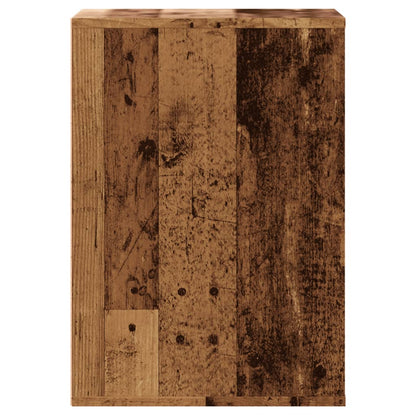 vidaXL Corner Chest of Drawers Old Wood 40x41x58 cm Engineered Wood