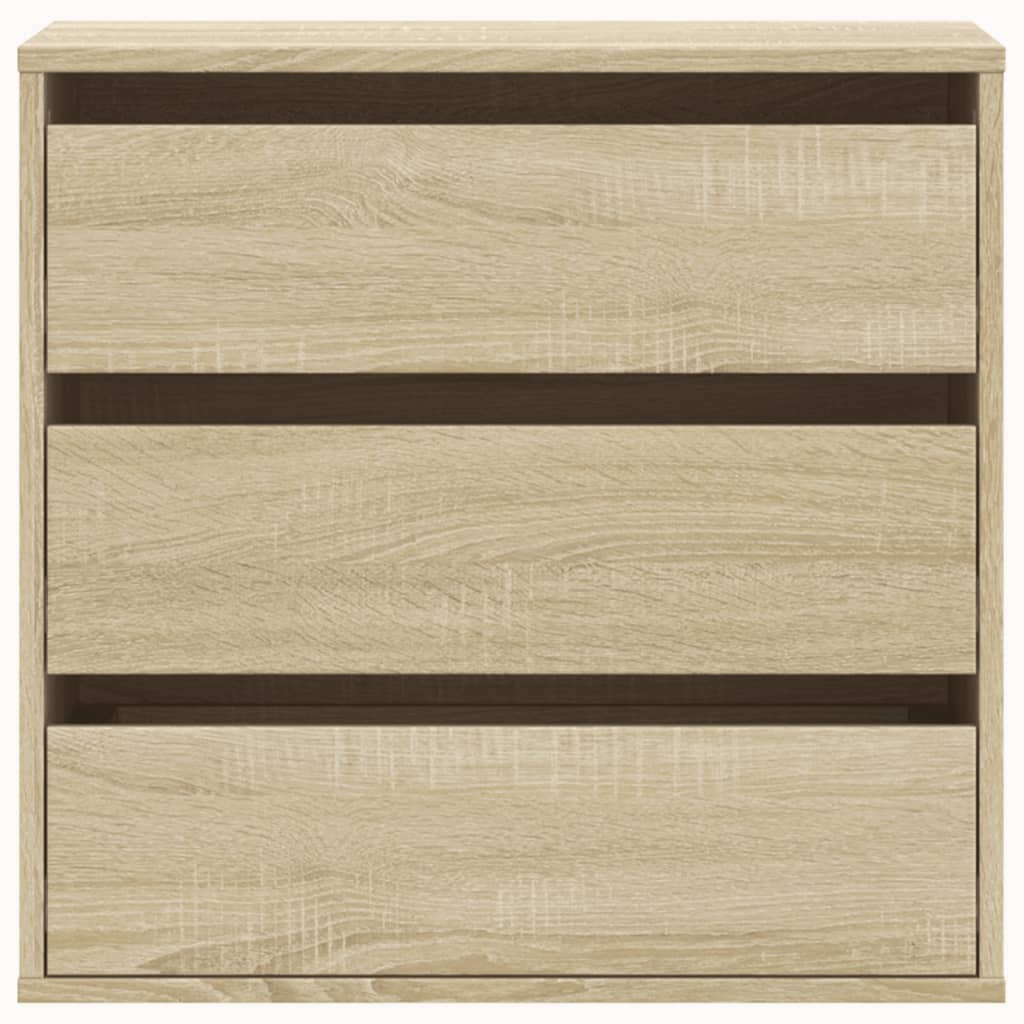 vidaXL Corner Chest of Drawers Sonoma Oak 60x41x58 cm Engineered Wood