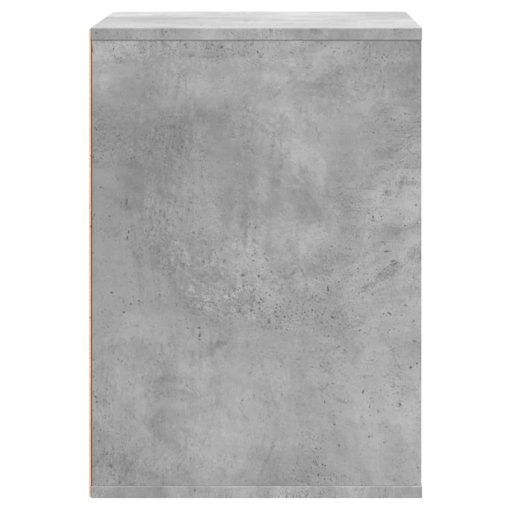 vidaXL Corner Chest of Drawers Concrete Grey 60x41x58 cm Engineered Wood