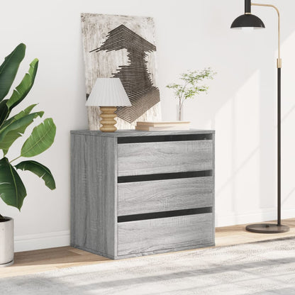 vidaXL Corner Chest of Drawers Grey Sonoma 60x41x58 cm Engineered Wood