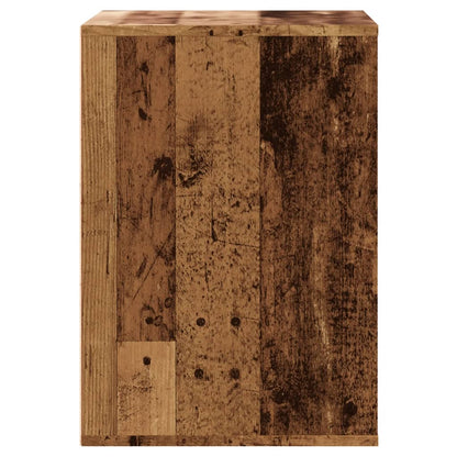 vidaXL Corner Chest of Drawers Old Wood 60x41x58 cm Engineered Wood