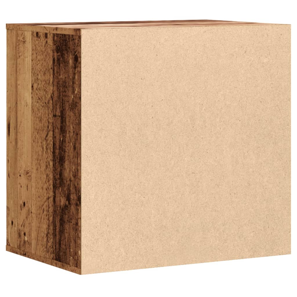 vidaXL Corner Chest of Drawers Old Wood 60x41x58 cm Engineered Wood