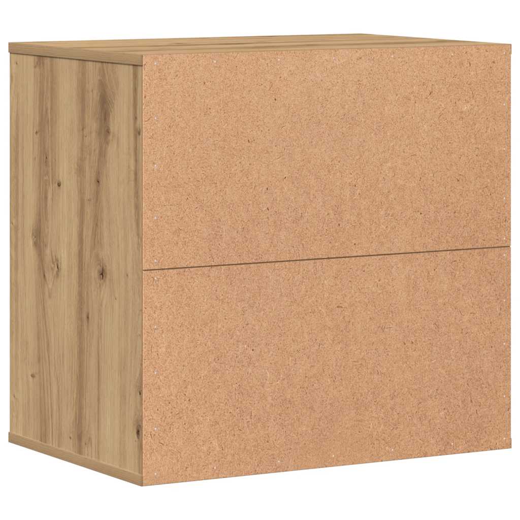 vidaXL Corner Chest of Drawers Artisian Oak 60x41x58 cm Engineered Wood