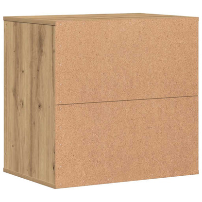 vidaXL Corner Chest of Drawers Artisian Oak 60x41x58 cm Engineered Wood