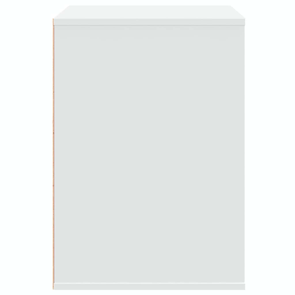 vidaXL Corner Chest of Drawers White 80x41x58 cm Engineered Wood