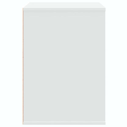 vidaXL Corner Chest of Drawers White 80x41x58 cm Engineered Wood
