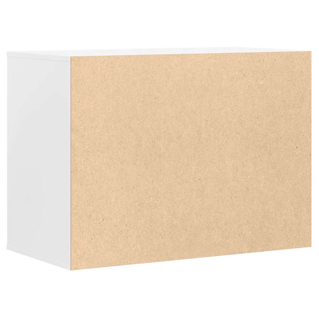 vidaXL Corner Chest of Drawers White 80x41x58 cm Engineered Wood