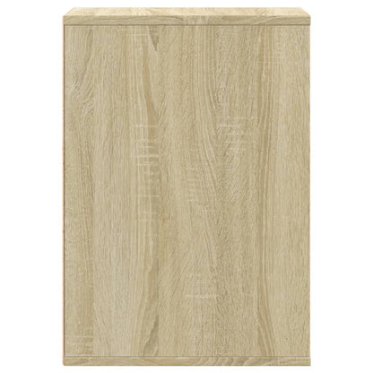 vidaXL Corner Chest of Drawers Sonoma Oak 80x41x58 cm Engineered Wood