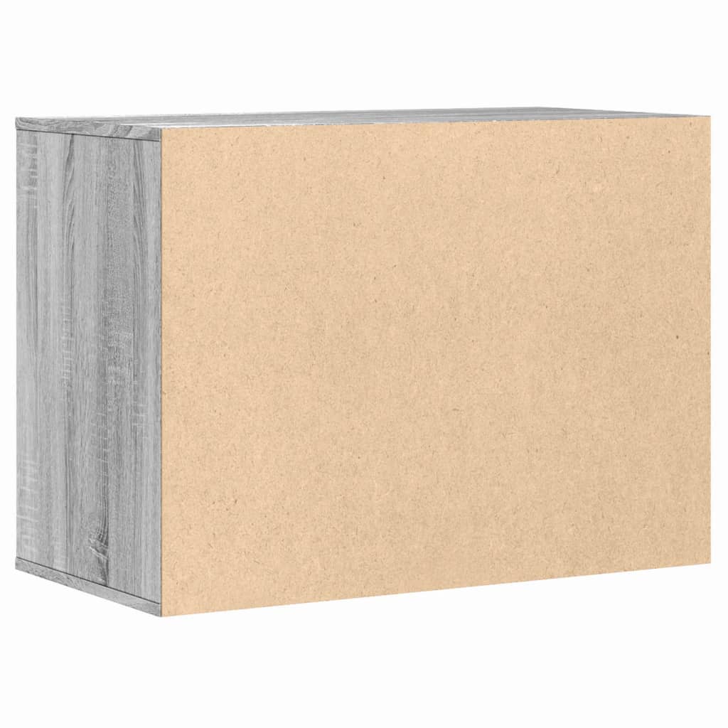 vidaXL Corner Chest of Drawers Grey Sonoma 80x41x58 cm Engineered Wood