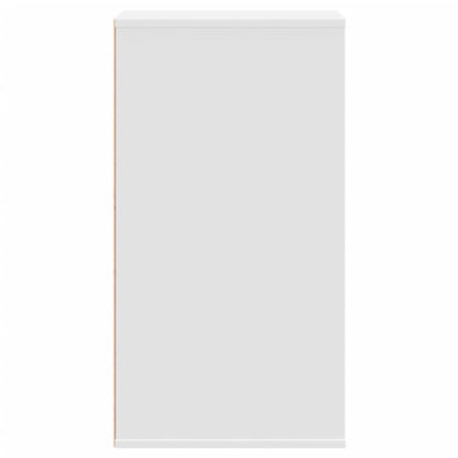 vidaXL Corner Chest of Drawers White 40x41x76 cm Engineered Wood