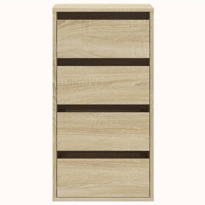 vidaXL Corner Chest of Drawers Sonoma Oak 40x41x76 cm Engineered Wood