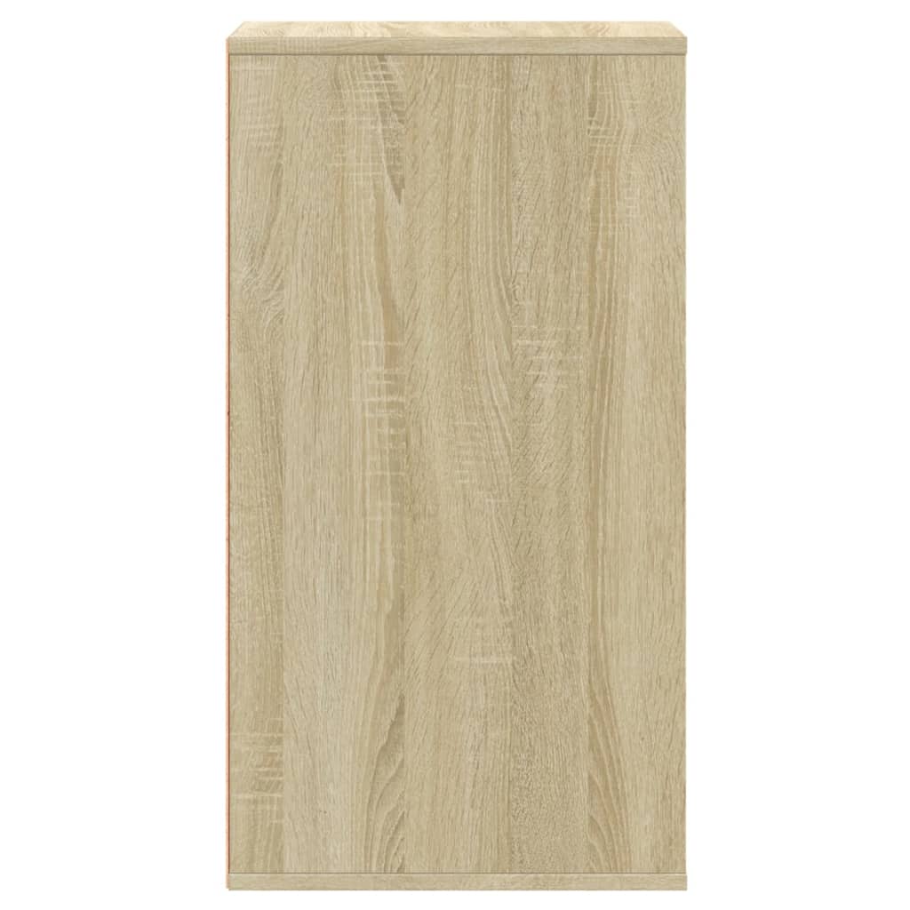 vidaXL Corner Chest of Drawers Sonoma Oak 40x41x76 cm Engineered Wood